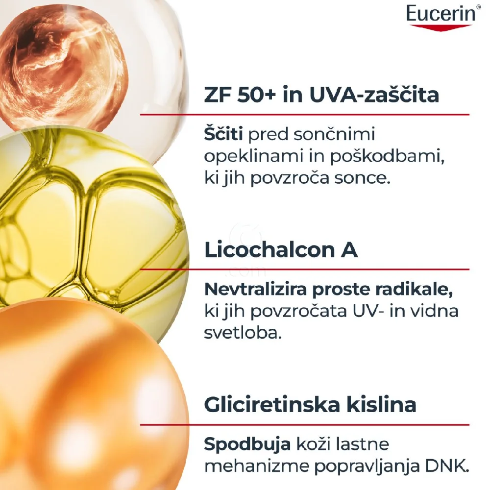 Eucerin Sun Dry Touch, prozoren sprej za zaščito pred soncem - ZF50 (200 ml)